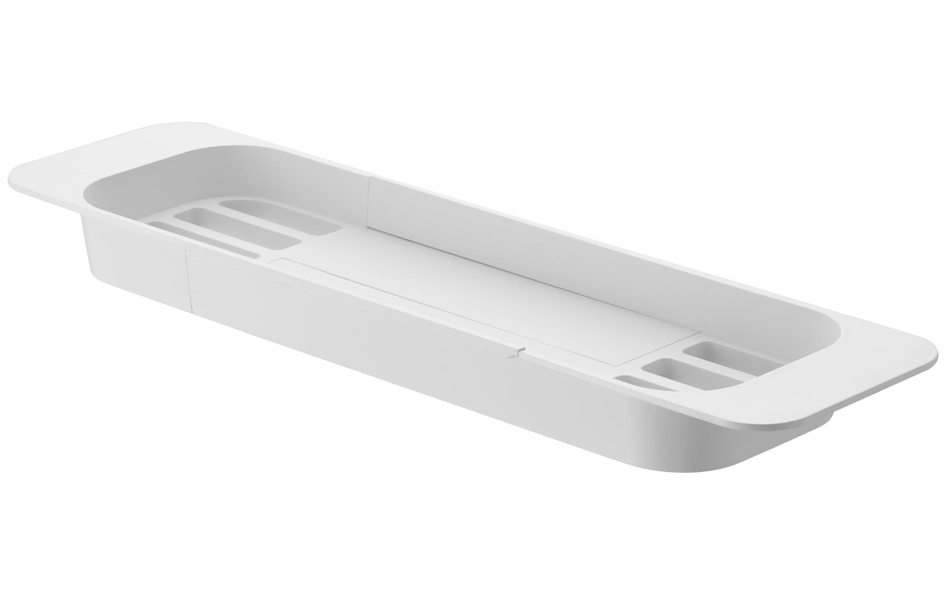 Yamazaki Aufbewahrungsbox (Bad) TOWER – 15,5×75×4,5 cm, ABS (Kunststoff), 3 kg Tragkraft, Weiss