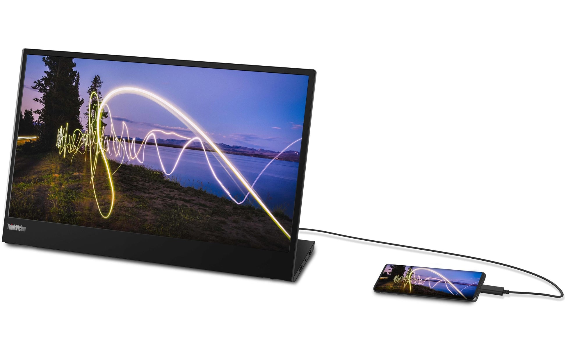 Lenovo ThinkVision M15 (62CAUAT1WL) – 15,6", 1920 × 1080 (Full HD), IPS