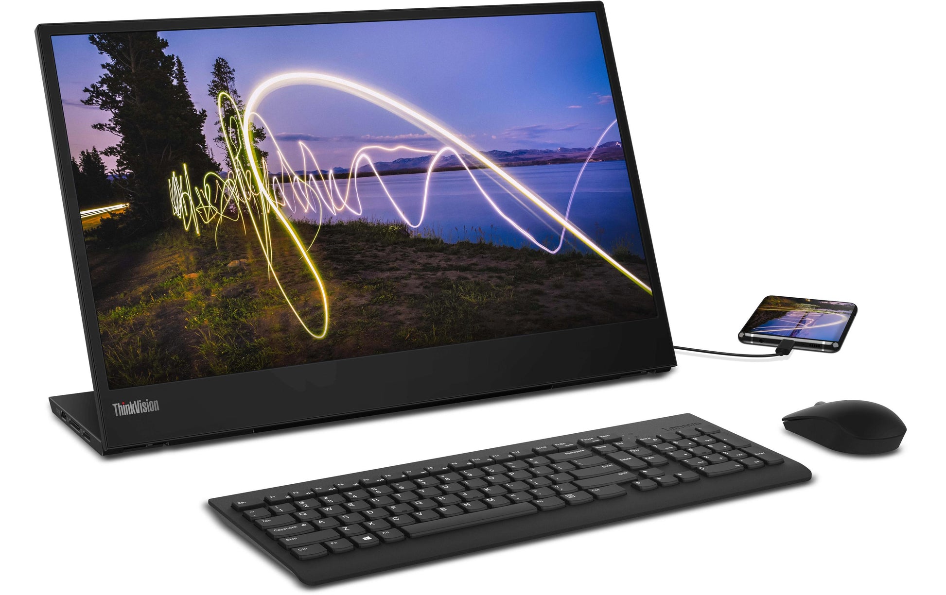 Lenovo ThinkVision M15 (62CAUAT1WL) – 15,6", 1920 × 1080 (Full HD), IPS