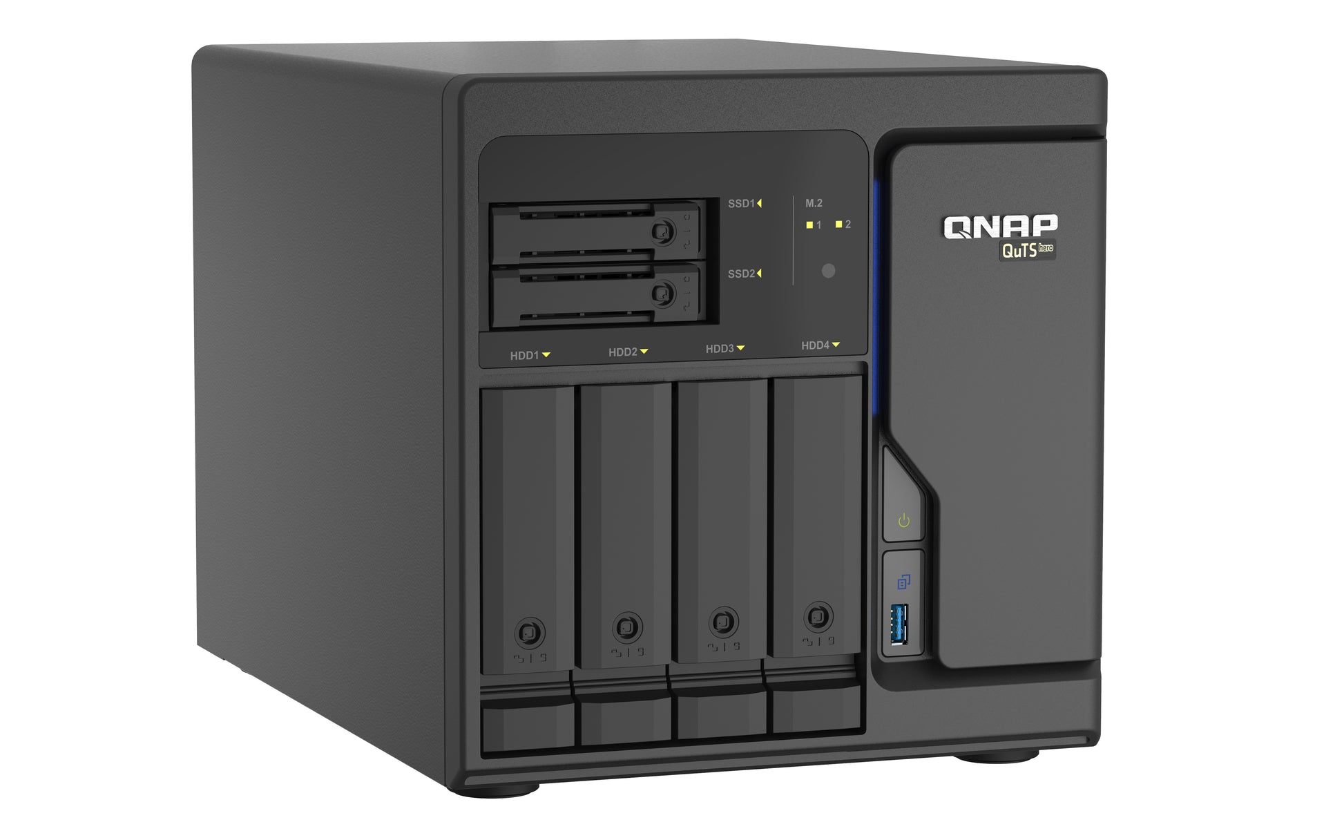 QNAP TS-h686 D1602-8G-BRO Speichergerät – 4×2,5 GbE, 3×USB 3.2, Intel Xeon D-1602, 8 GB RAM