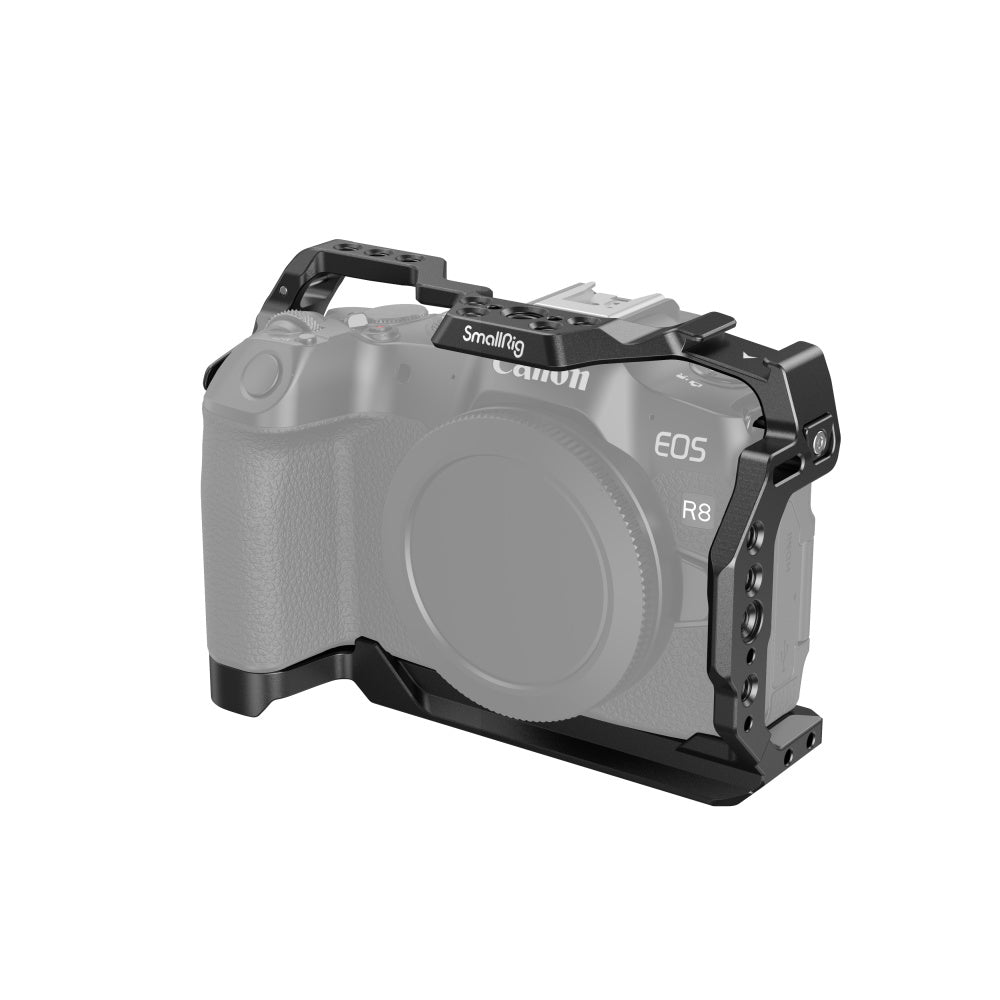 SmallRig Cage – für Canon EOS R8 – Aluminium, Schwarz – 148,1 × 60,3 mm