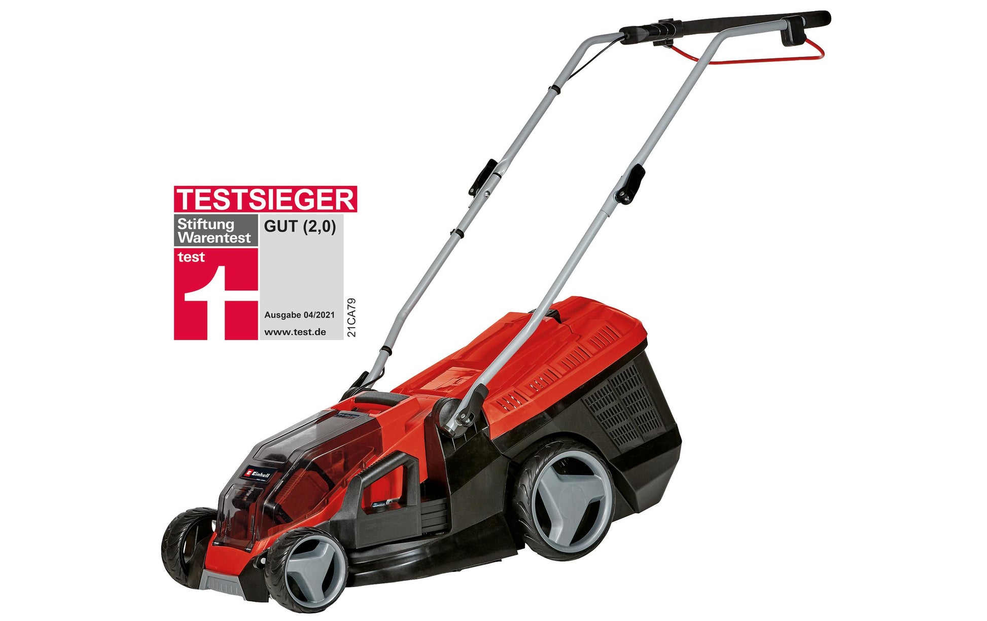 Einhell GE-CM 36/36 Li Akku-Rasenmäher – 18 V – Schnittbreite 36 cm – 2×4,0 Ah & Ladegerät – Power X-Change