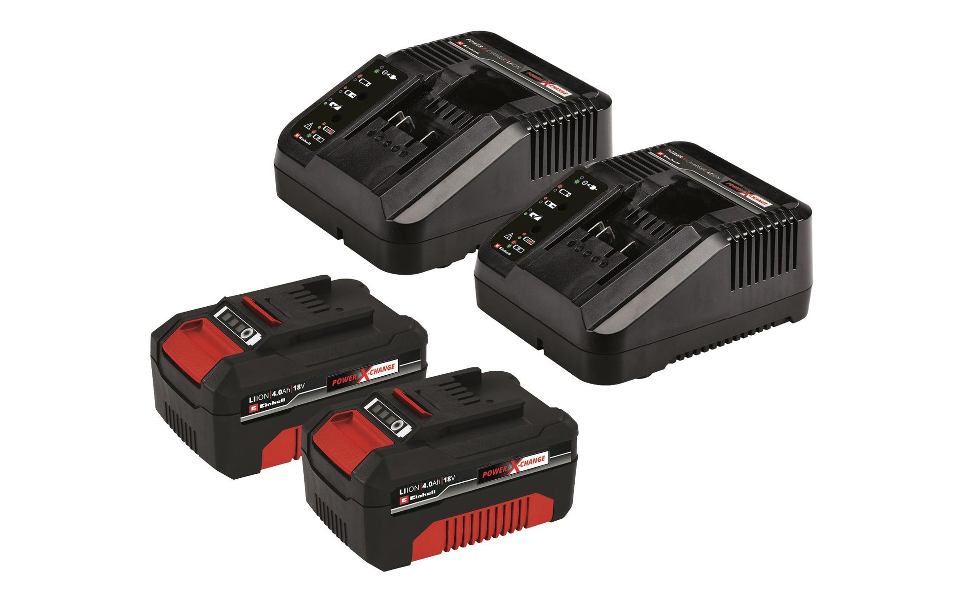 Einhell GE-CM 36/36 Li Akku-Rasenmäher – 18 V – Schnittbreite 36 cm – 2×4,0 Ah & Ladegerät – Power X-Change
