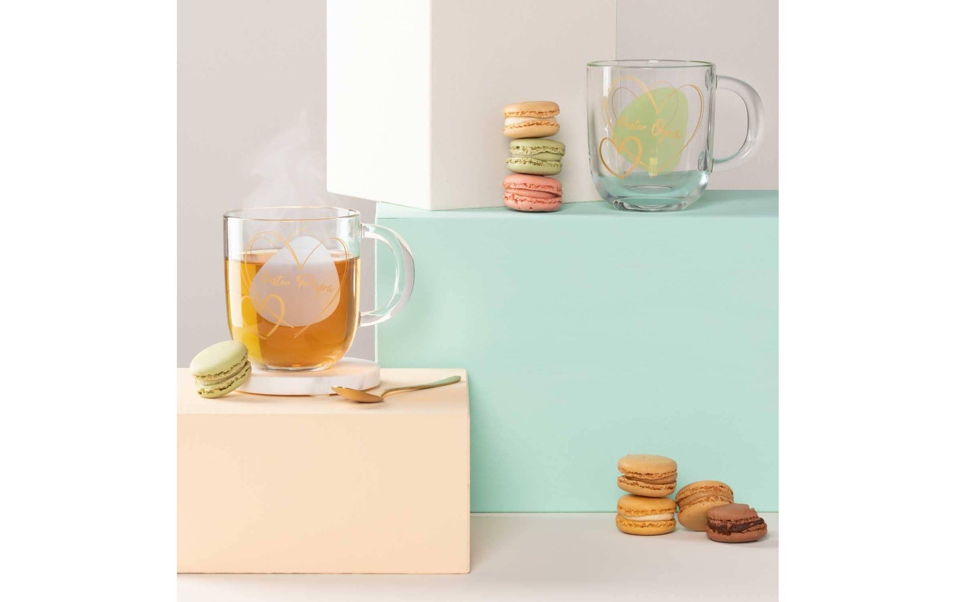 LEONARDO Kaffeetasse – 400 ml, Ø 8,7 cm, H 15,0 cm, Glas, Transparent, mikrowellengeeignet