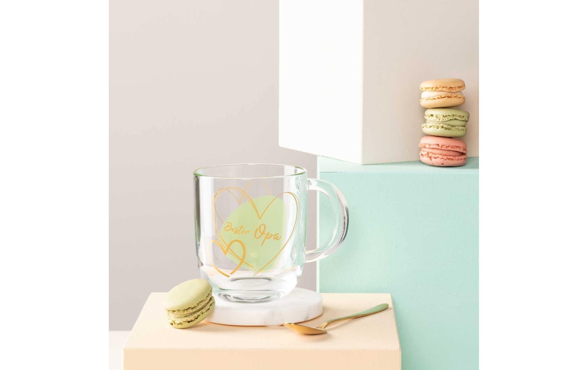 LEONARDO Kaffeetasse Emozione – 400 ml, Ø 8,7 cm, Glas, Transparent, mikrowellengeeignet