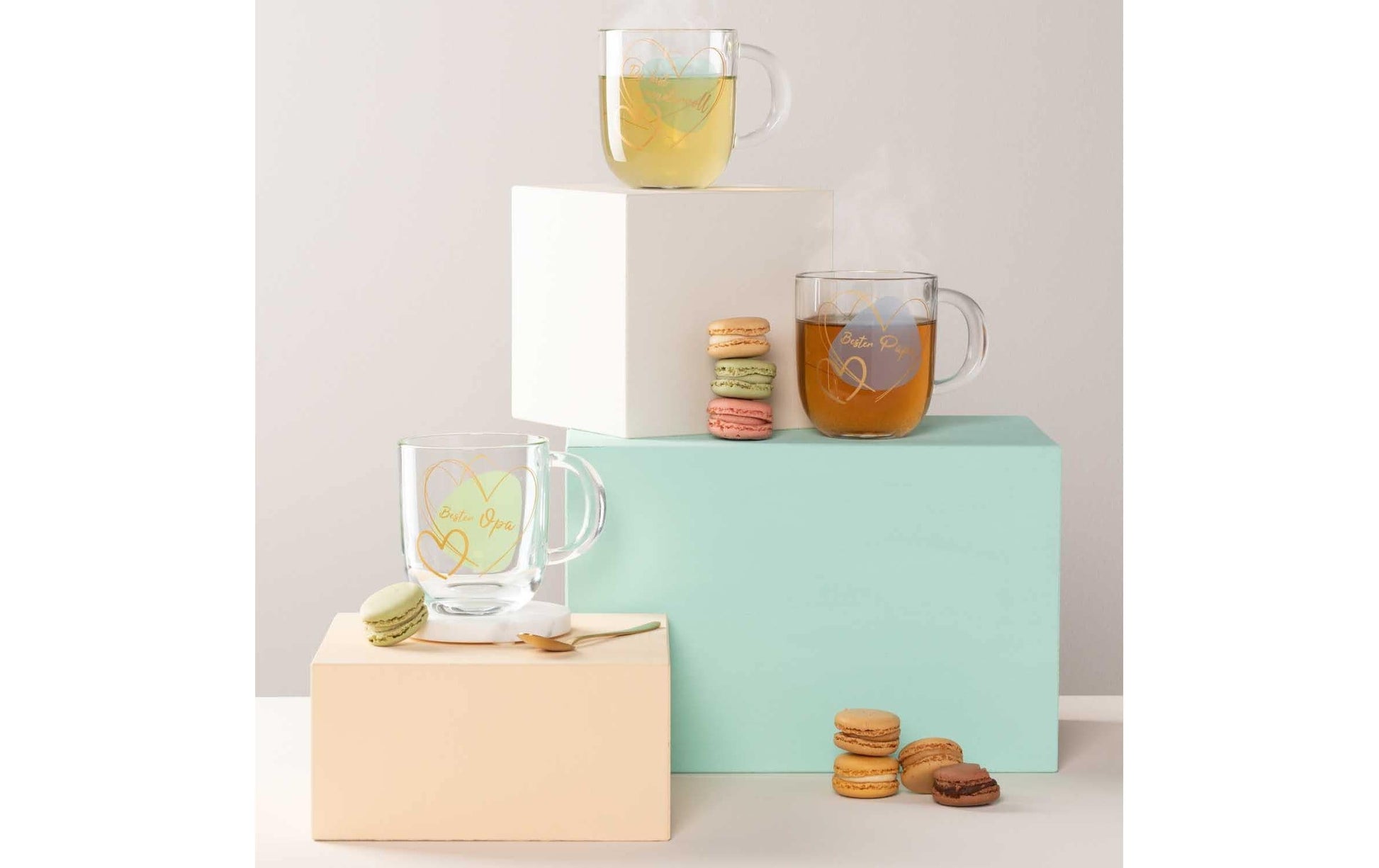 LEONARDO Kaffeetasse Emozione – 400 ml, Ø 8,7 cm, Glas, Transparent, mikrowellengeeignet