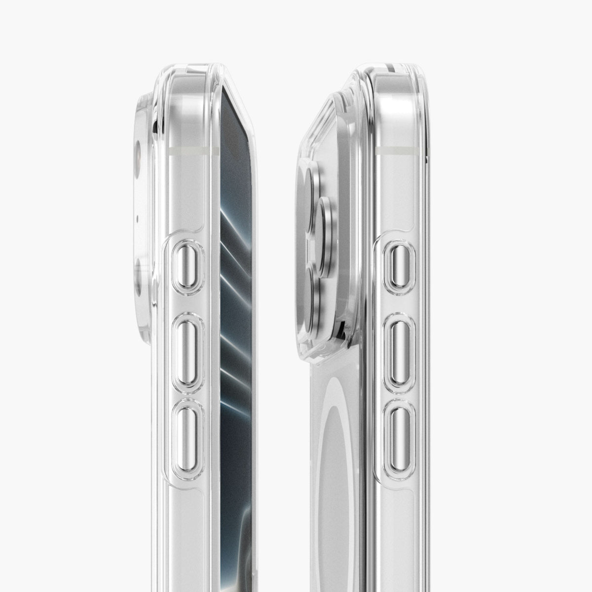 Vonmählen Backcover – für Apple iPhone 17 Pro – transparent/weiss – PC – MagSafe-kompatibel