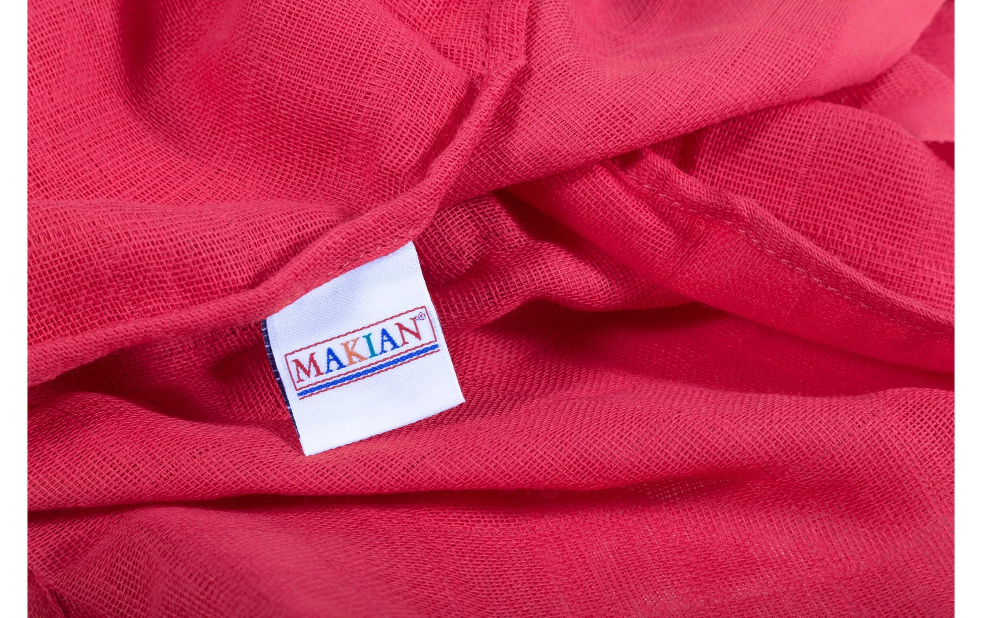 Makian Handtuch-Set – 80 × 80 cm, Rosa/Rot/Weiss, Baumwolle, 4er-Set
