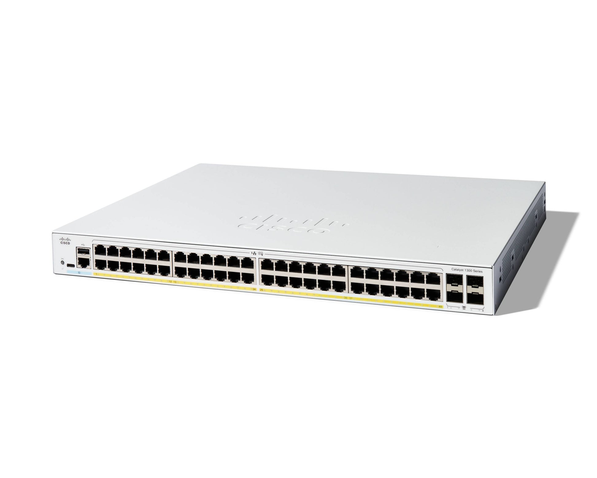 Cisco C1300-48FP-4G – Managed Switch – 48×GbE, 4×SFP, L2/L3, PoE