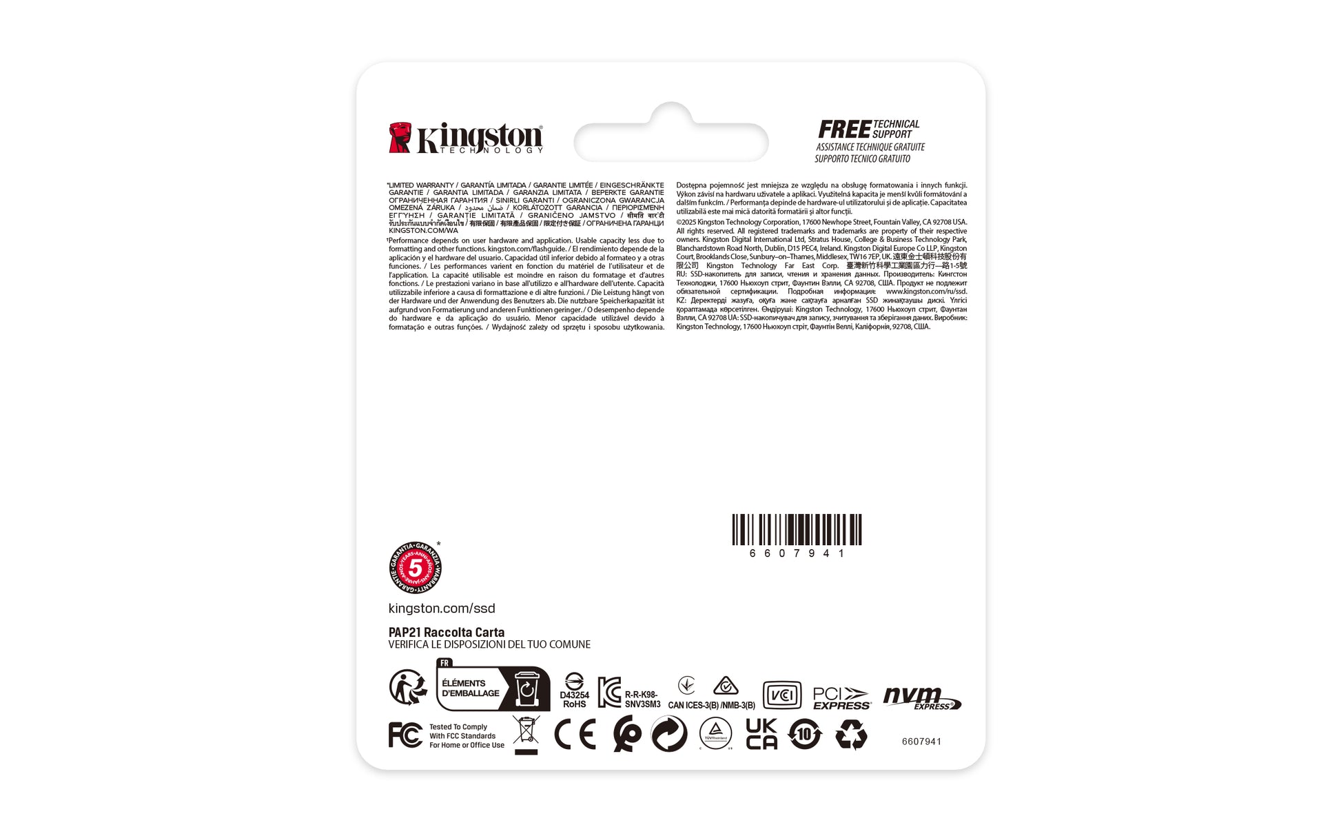 Kingston NV3 2 TB – M.2 2230, PCIe 4.0 NVMe