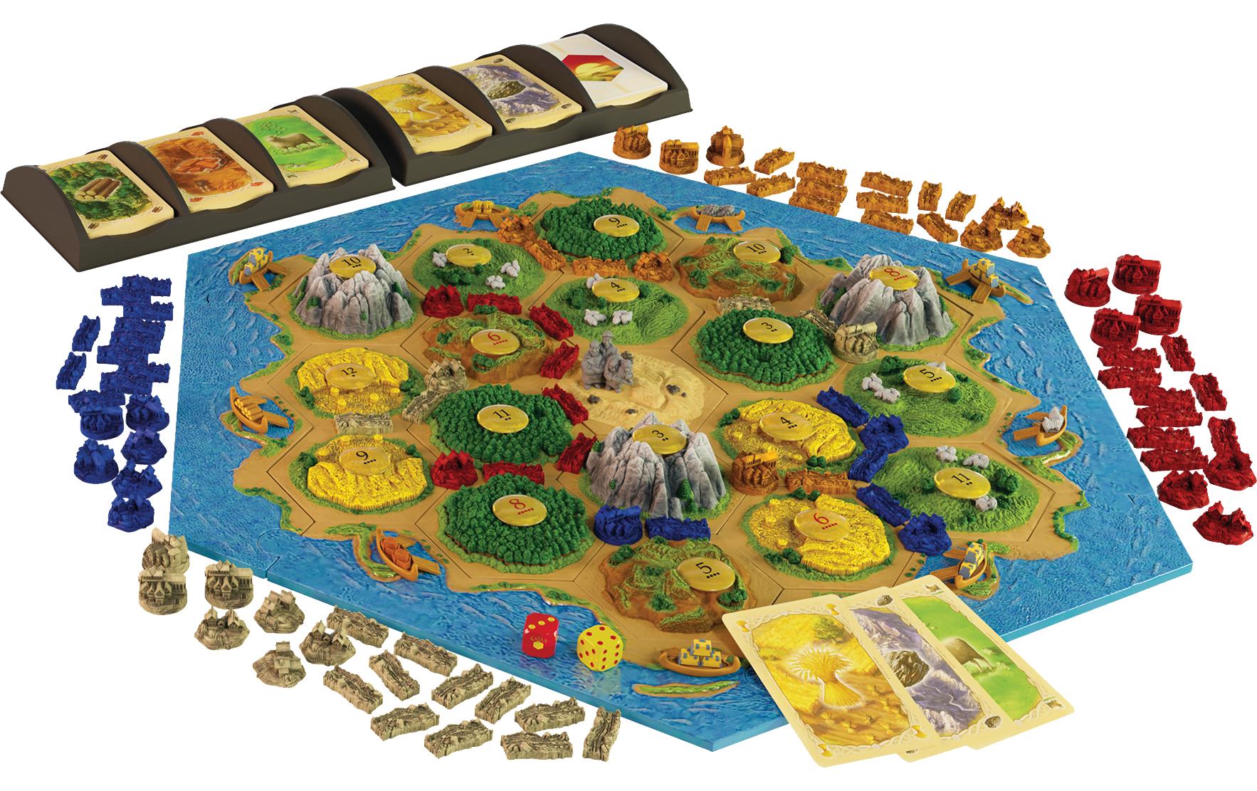 Kosmos CATAN 3D – Strategiespiel, 3–4 Spieler, ab 10 Jahren, 75 Min., FR