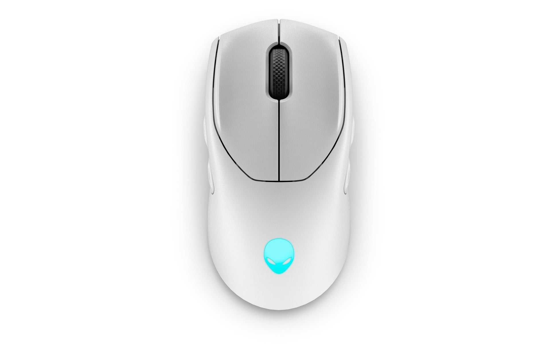 Alienware AW720M Lunar Light – Gaming-Maus – Kabellos (Bluetooth/2,4 GHz), 26000 DPI, RGB-Beleuchtung, Weiss