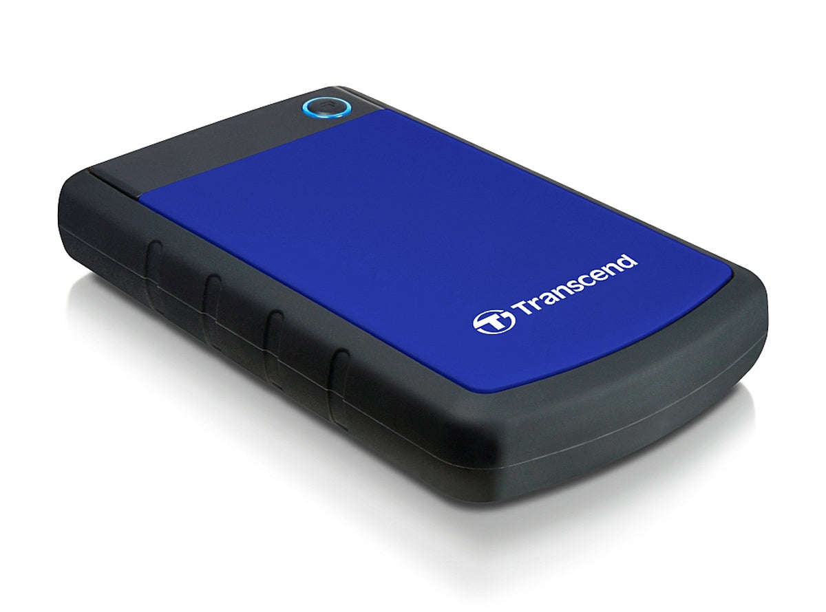 Transcend StoreJet Speichergerät – 2 TB, USB 3.0, 2,5", Blau