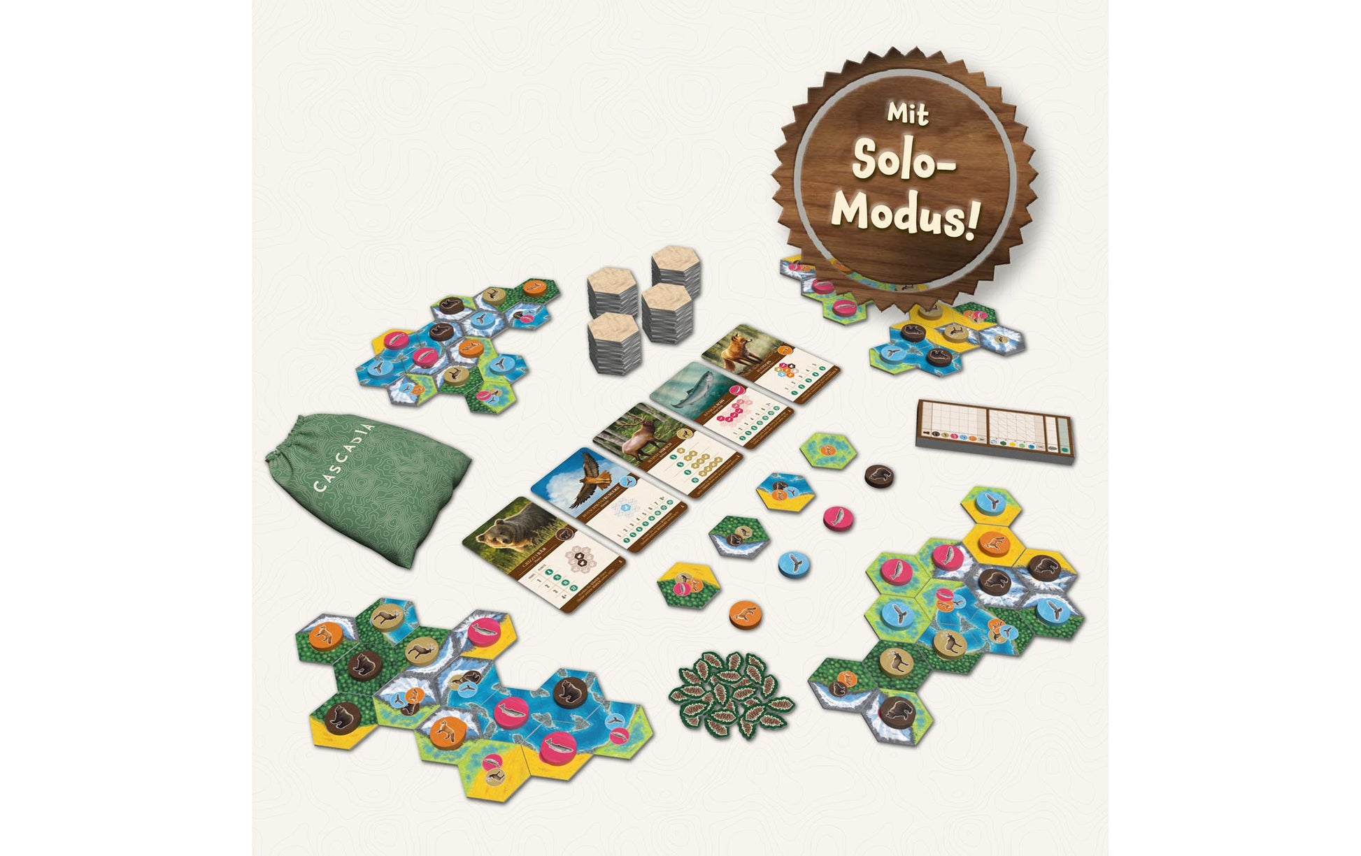 Kosmos Cascadia – Kartenspiel, 1–4 Spieler, ab 10 Jahren, 30 Min., DE