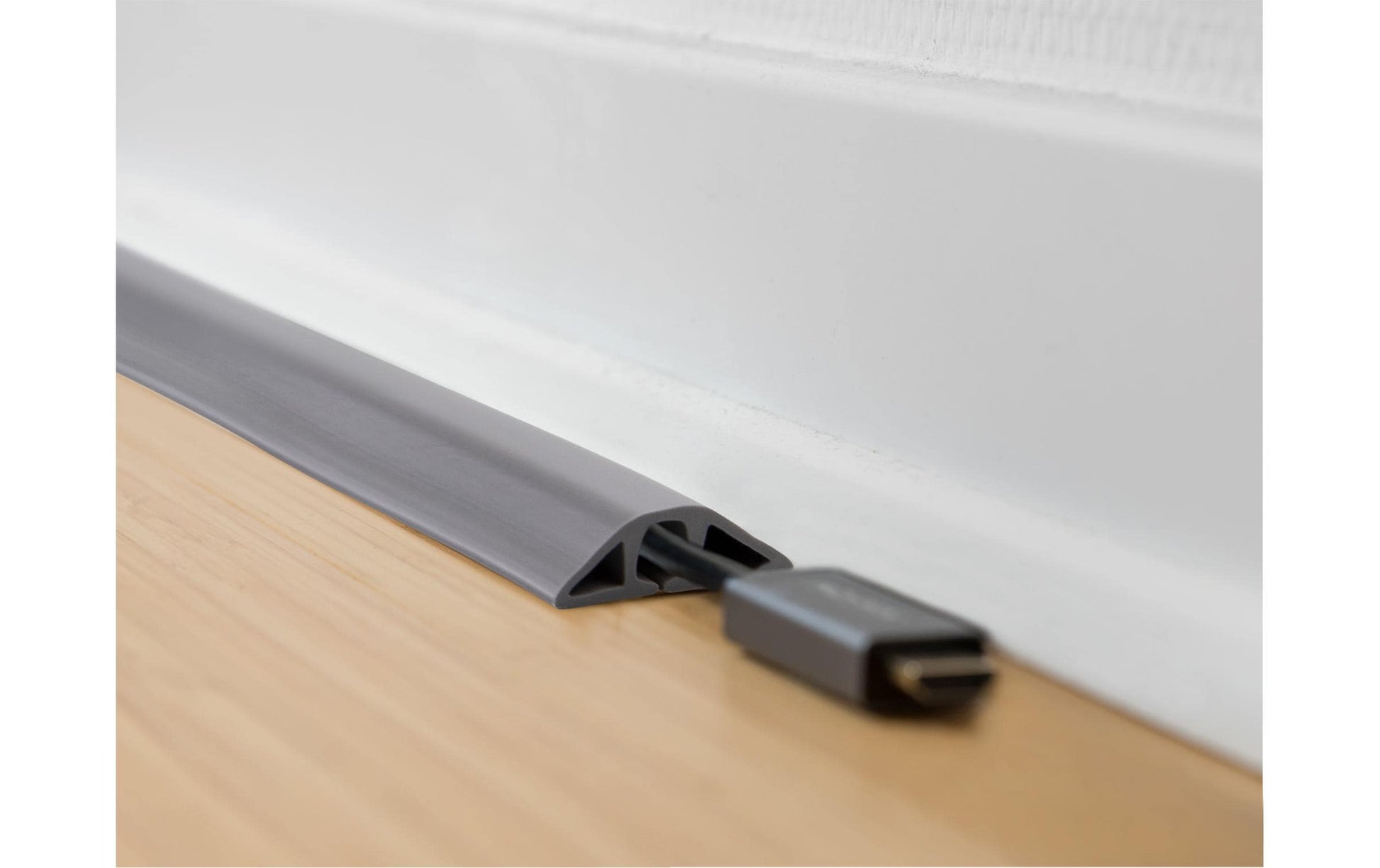DeLOCK Kabelkanal, 1'500×70×13 mm, selbstklebend, PVC – grau