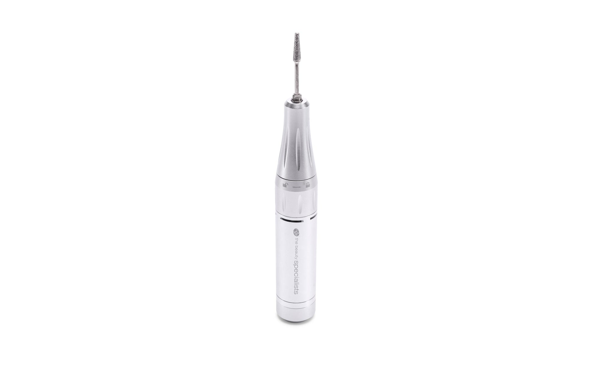 Rio Elektrische Nagelfeile – Akku, 35000 U/min, 11 Aufsätze – Silber – Aluminium
