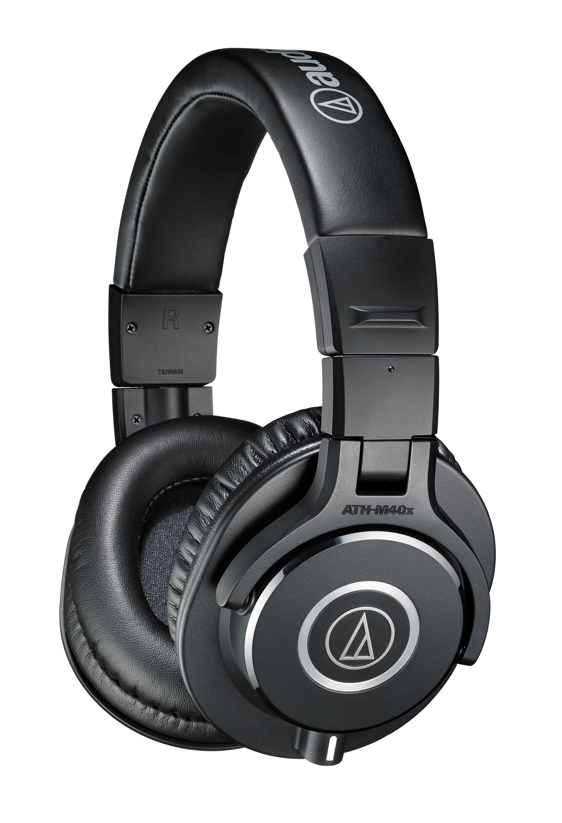 Audio-Technica ATH-M40x Over-Ear Kopfhörer – Kabel, 3,5 mm Klinke, Schwarz