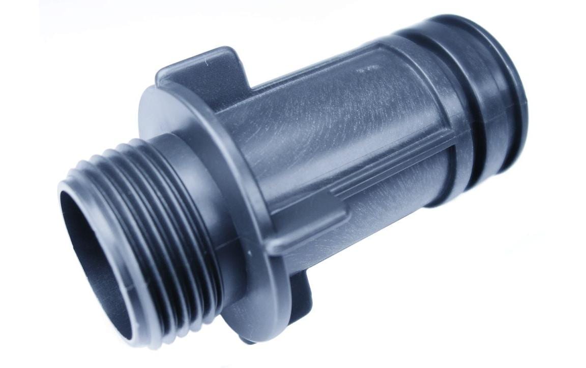 Gardena Anschlusshülse lang – Kunststoff, schwarz, für GARDENA Ventilbox V1, V3