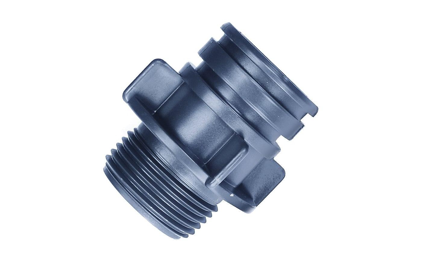 Gardena Anschlusshülse – Kunststoff, Schwarz, für GARDENA Ventilbox V1, GARDENA Ventilbox V3