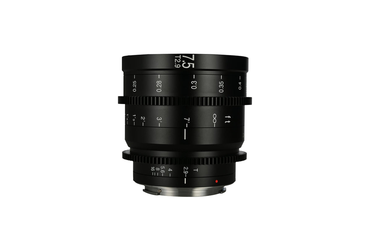 Laowa 7,5 mm T2,9 Zero-D S35 – Weitwinkel-Kinoobjektiv – Super35, Filter Ø 77 mm – für Canon RF