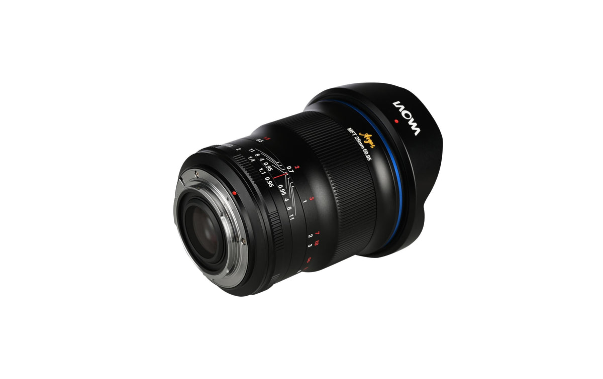 Laowa Argus 25 mm f/0.95 MFT Objektiv – APO, manuell, Innenfokus, 62 mm Filter – für Micro-Four-Thirds (MFT)