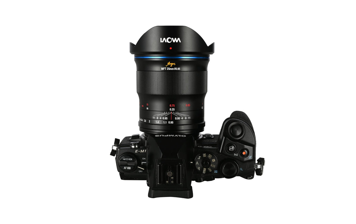 Laowa Argus 25 mm f/0.95 MFT Objektiv – APO, manuell, Innenfokus, 62 mm Filter – für Micro-Four-Thirds (MFT)