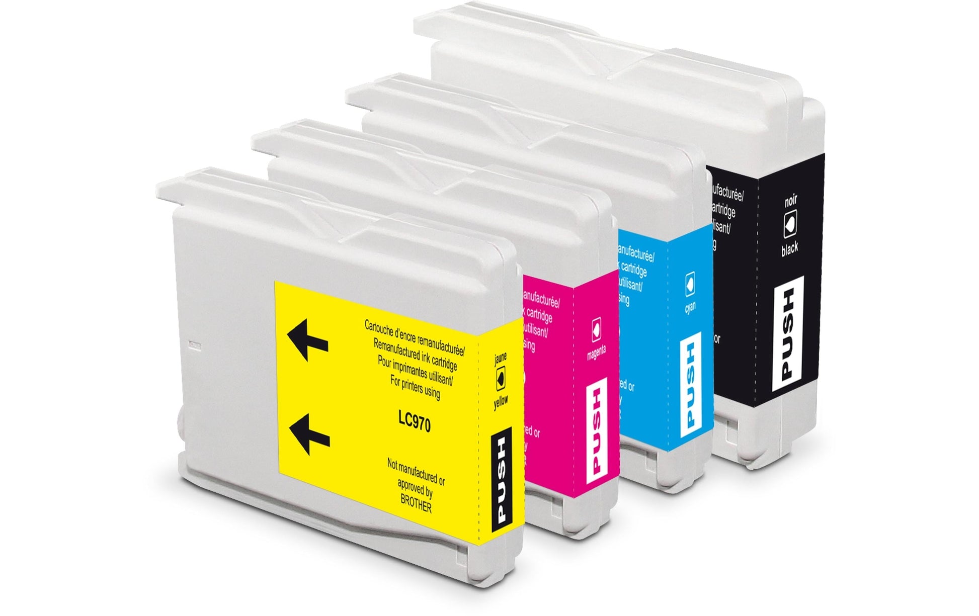 Generic ink GenericInk Tintenpatronen-Multipack LC970, kompatibel – für Brother DCP-157C