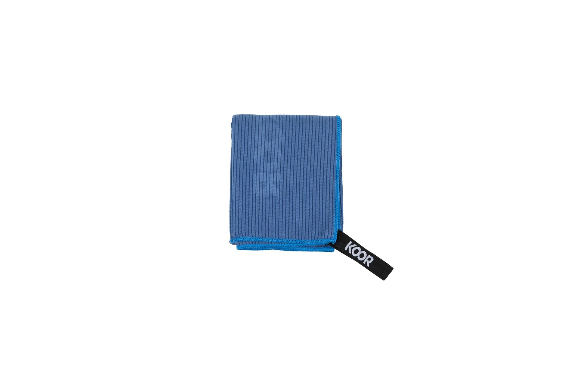 KOOR Handtuch-Set – 3-teilig (3× 35 × 55 cm), Blau, Polyamid/Polyester