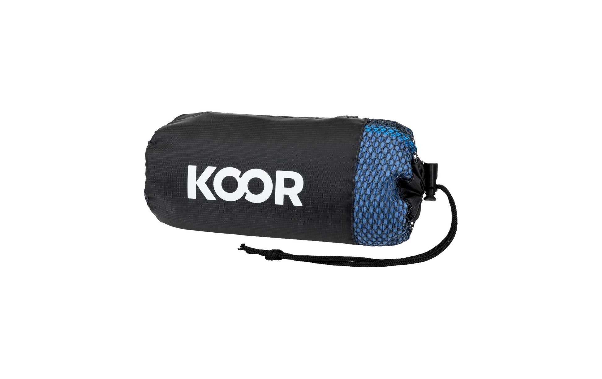 KOOR Duschtuch Silva Onda – 80 × 130 cm, Blau, Polyester/Polyamid
