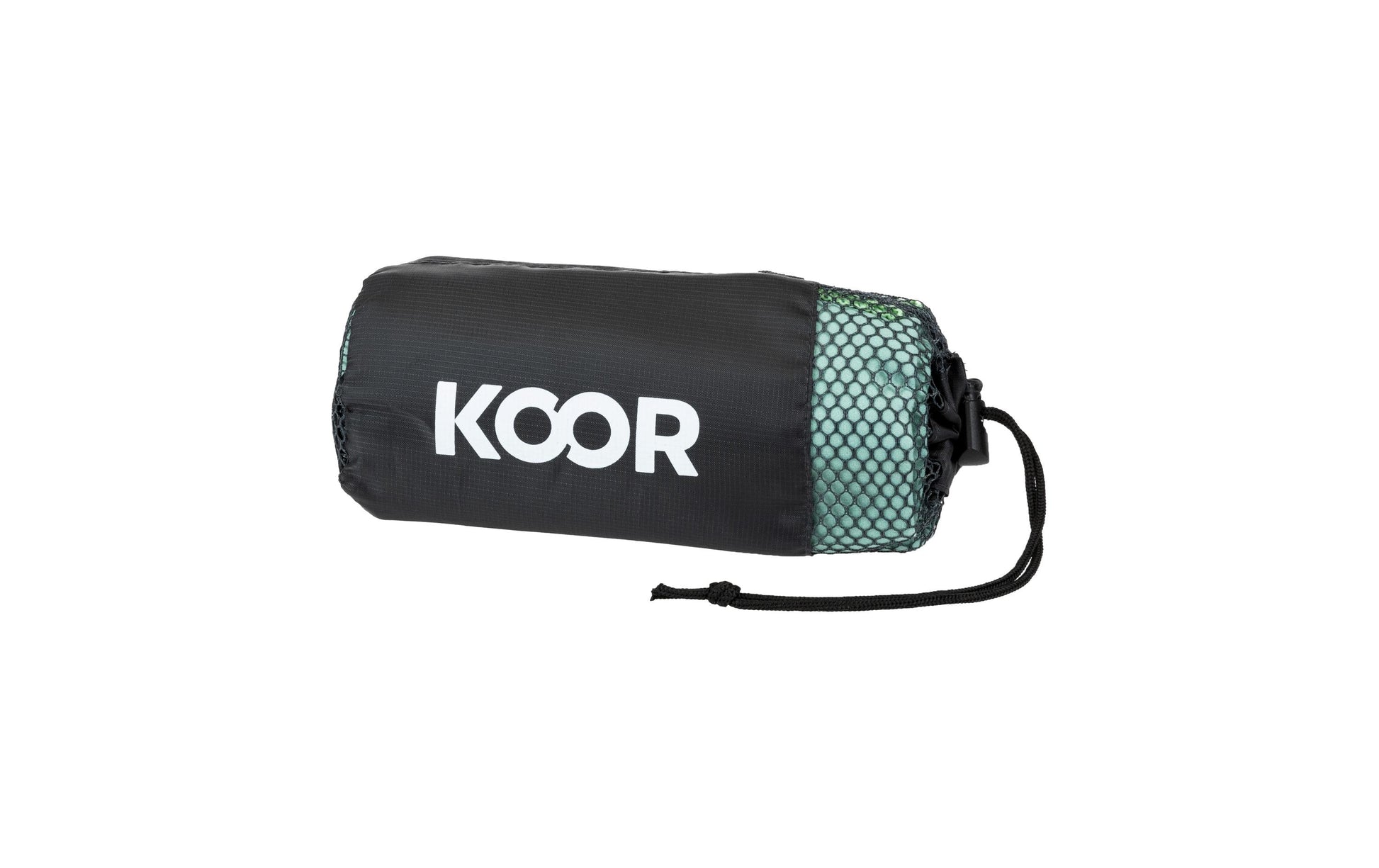 KOOR Badetuch Silva – 80 × 130 cm, Grün, 80% Polyester/20% Polyamid