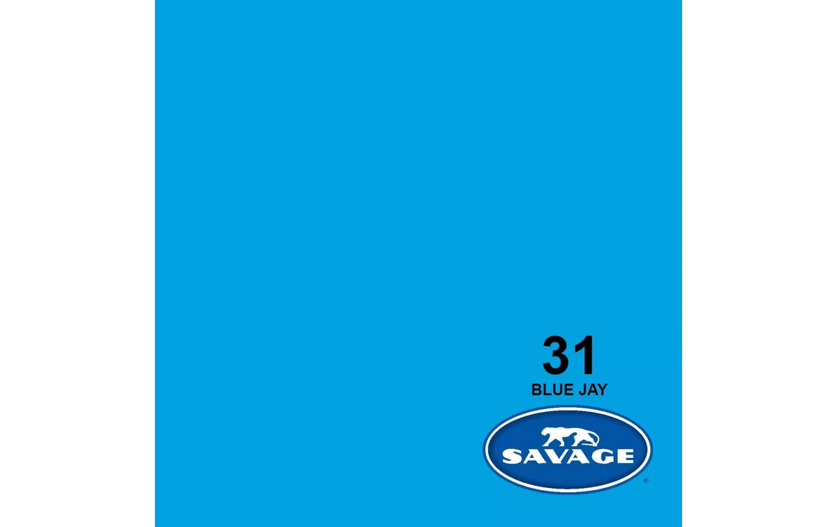 Savage Universal Hintergrundpapier – 2720 × 11000 mm, 145 g – Blue Jay