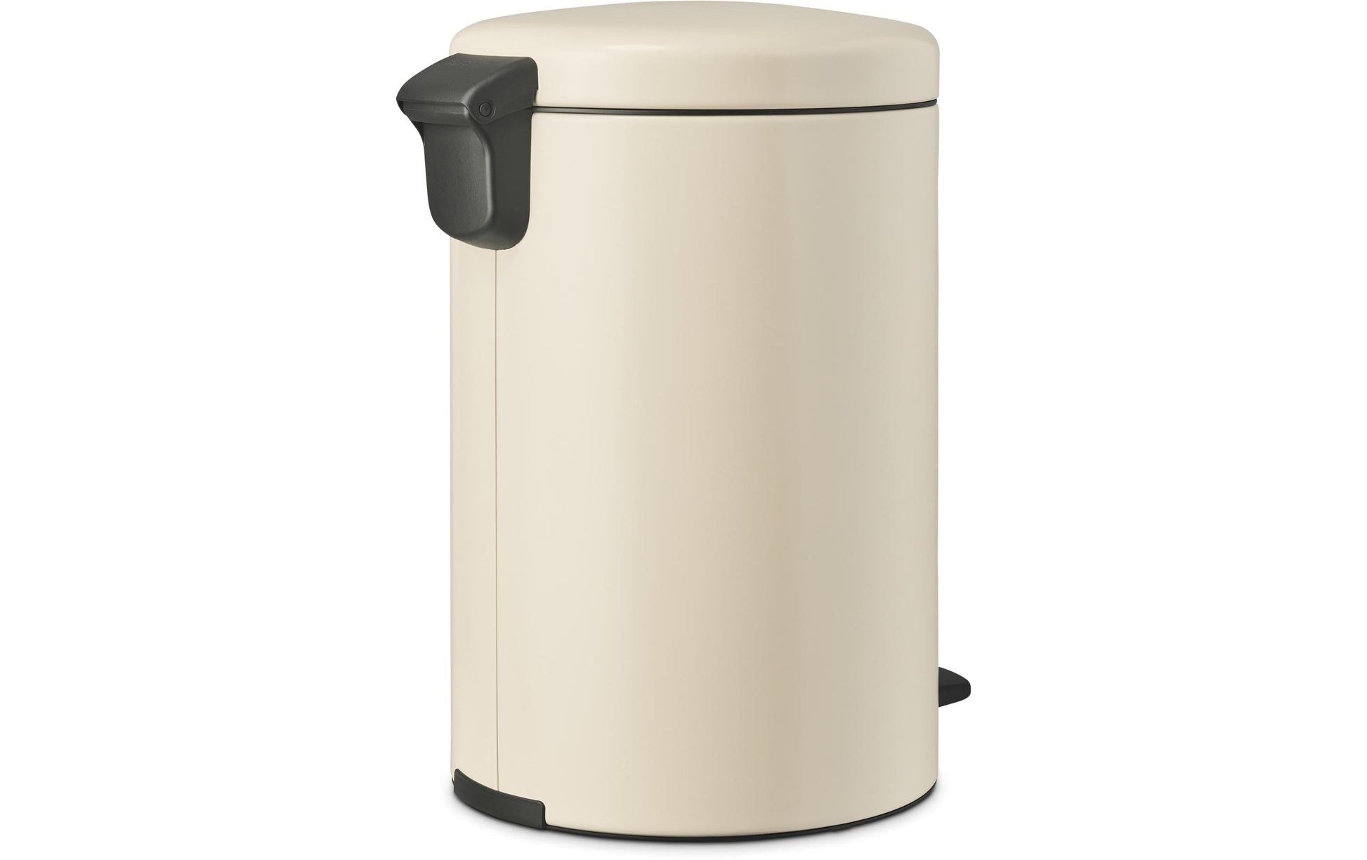 Brabantia NewIcon Papierkorb – 20 l – mit Deckel – Edelstahl – Anti-Rutsch-Basis – Ø 290 × H 467 mm