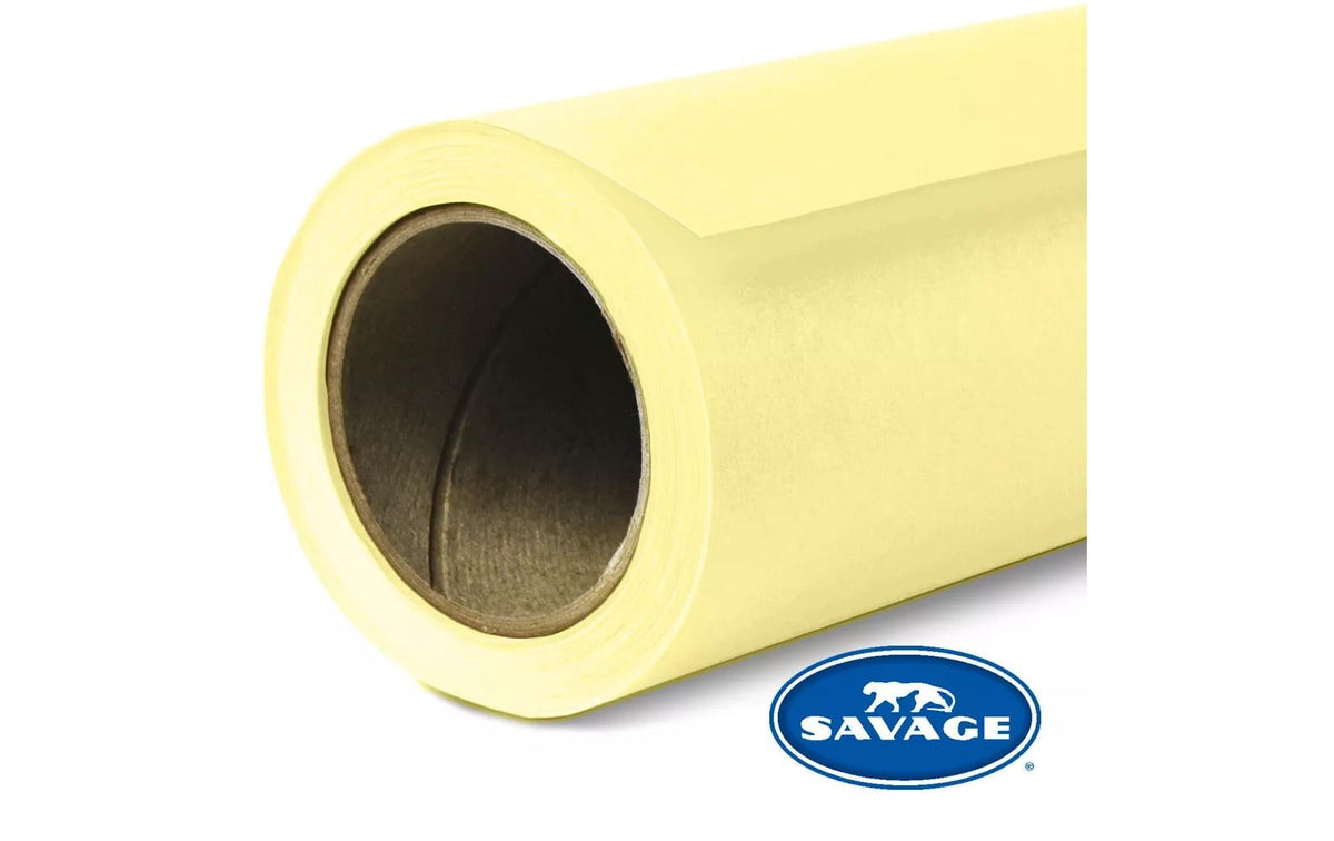 Savage Universal Savage Hintergrundpapier – 2,72 × 11 m, 145 g – Lemonade (Gelb)