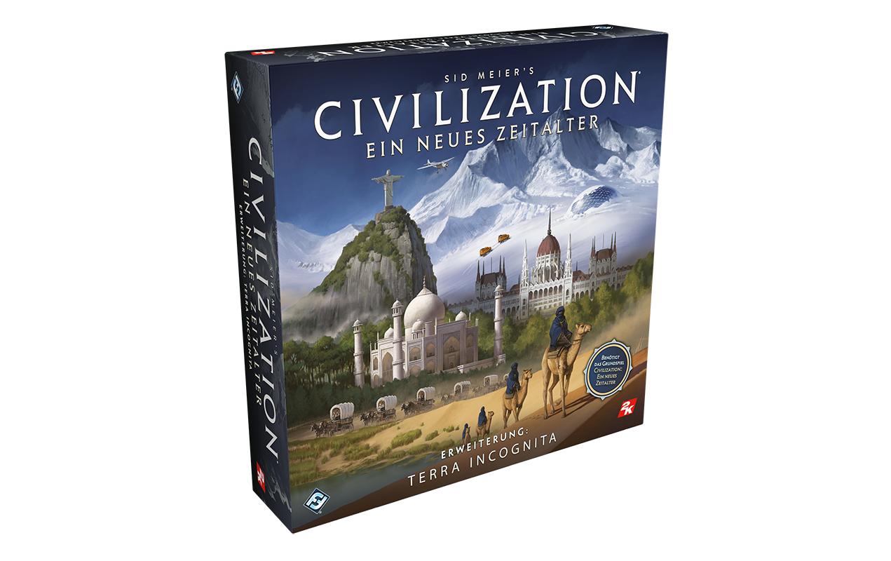 Fantasy Flight Games Civilization Terra Incognita – Erweiterung, 2–5 Spieler, ab 14 Jahren, 120 Min., DE