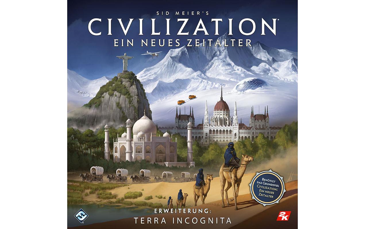 Fantasy Flight Games Civilization Terra Incognita – Erweiterung, 2–5 Spieler, ab 14 Jahren, 120 Min., DE
