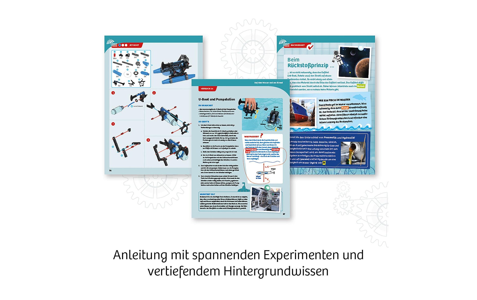 Kosmos Experimentier-Bausatz – Der Grosse Technik Workshop, 260 Teile, ab 10 Jahren
