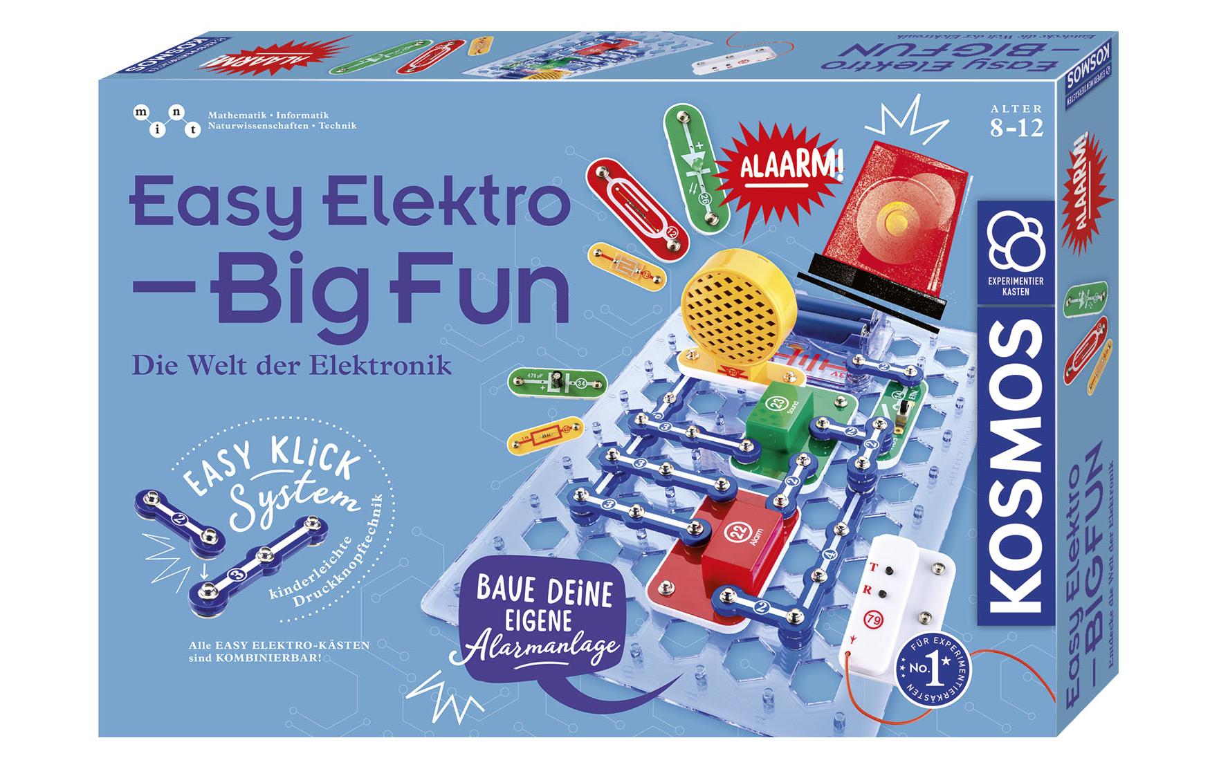Kosmos Experimentier-Bausatz – Easy Elektro BIG FUN, mit FM-Radio- und Sound-Modul, ab 8 Jahren