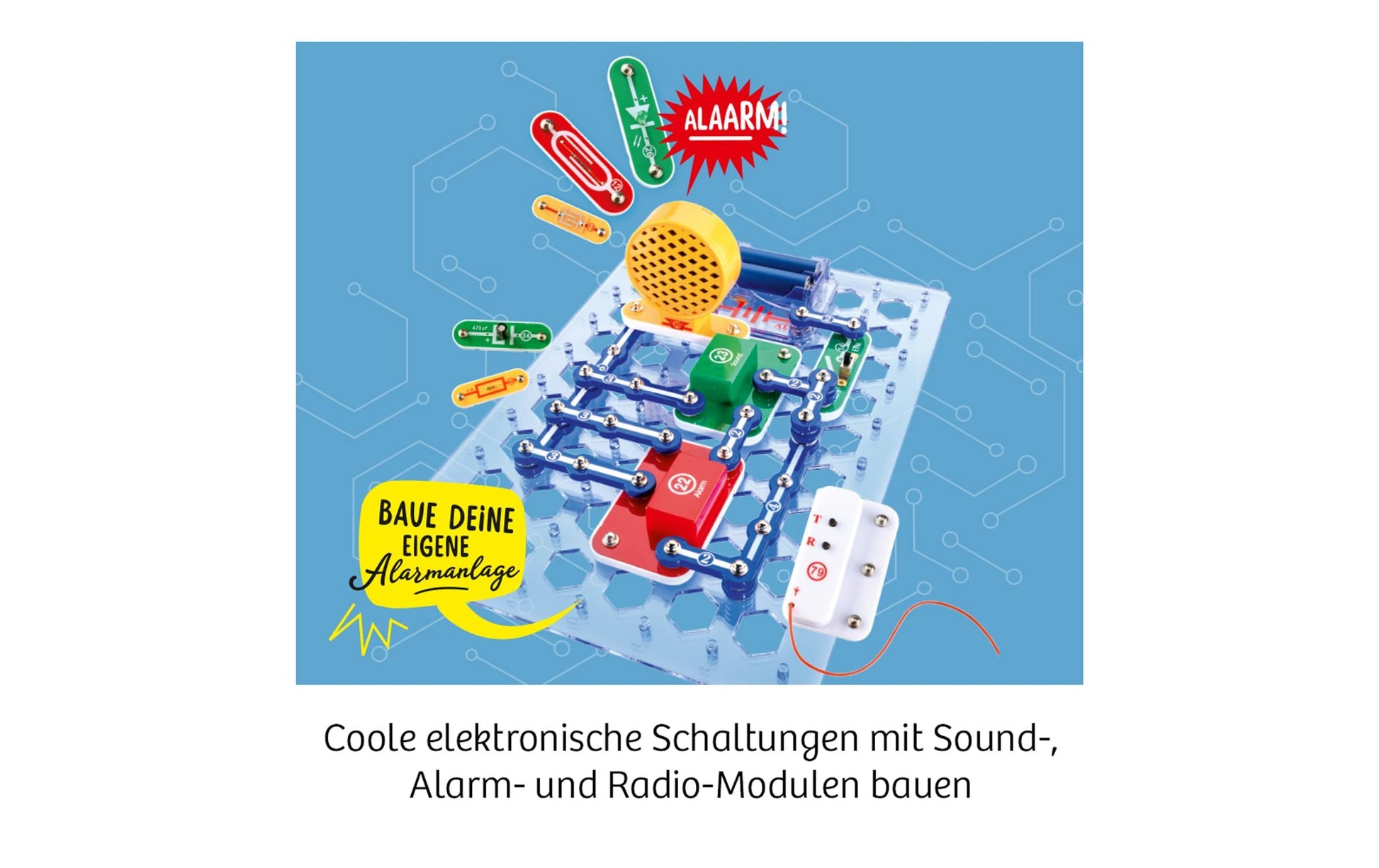 Kosmos Experimentier-Bausatz – Easy Elektro BIG FUN, mit FM-Radio- und Sound-Modul, ab 8 Jahren