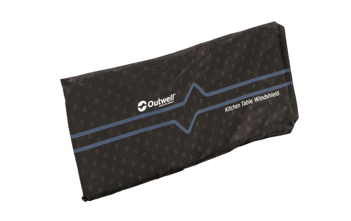 Outwell Windschutz 61 × 33 × 25 cm, Edelstahl, dunkelgrau