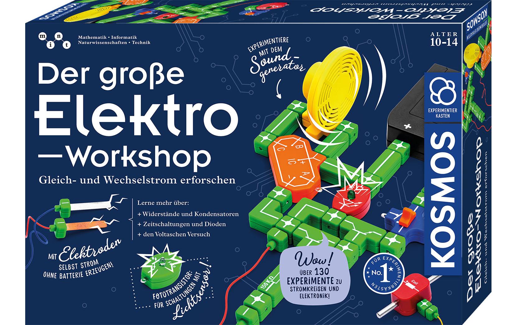 Kosmos Elektronischer Bausatz – Der grosse Elektro-Workshop, Batteriebetrieben, ab 10 Jahren