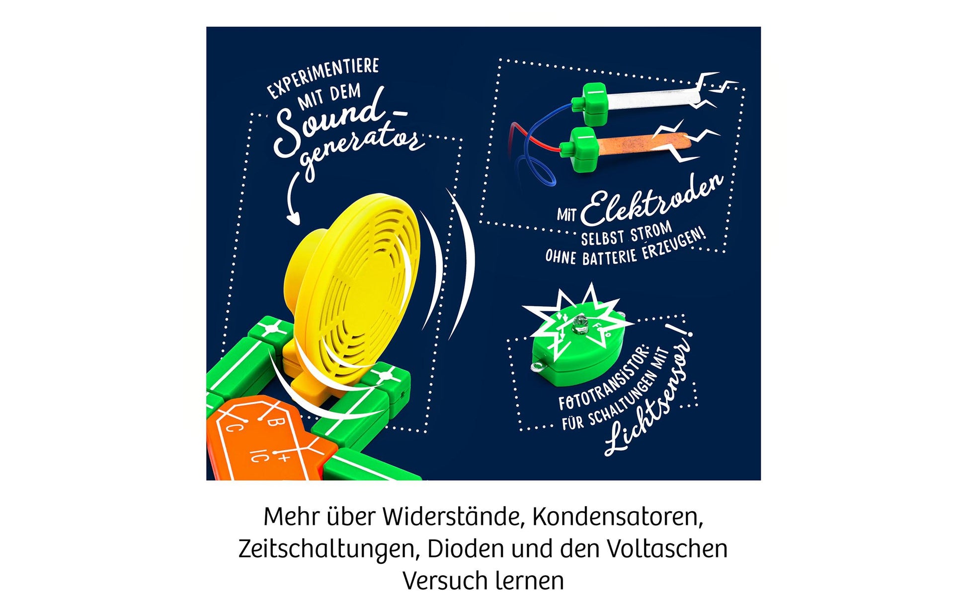Kosmos Elektronischer Bausatz – Der grosse Elektro-Workshop, Batteriebetrieben, ab 10 Jahren