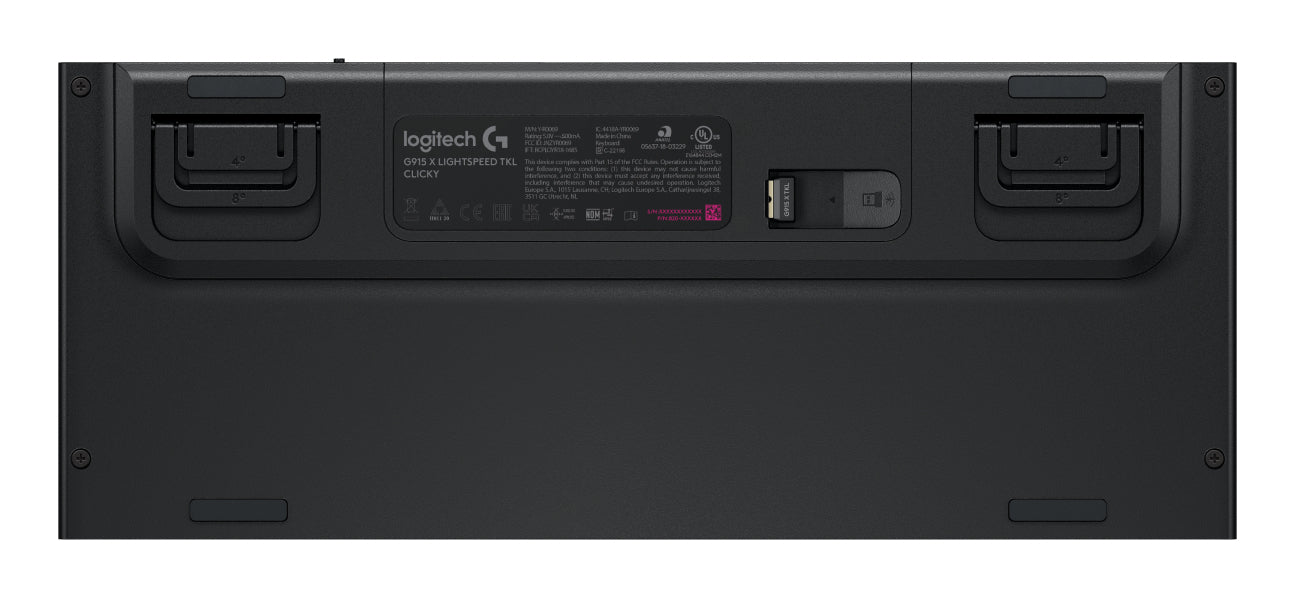 Logitech G G915 X LIGHTSPEED – Mechanische Gaming-Tastatur TKL – Bluetooth & 2,4 GHz – QWERTZ (DE) – Schwarz