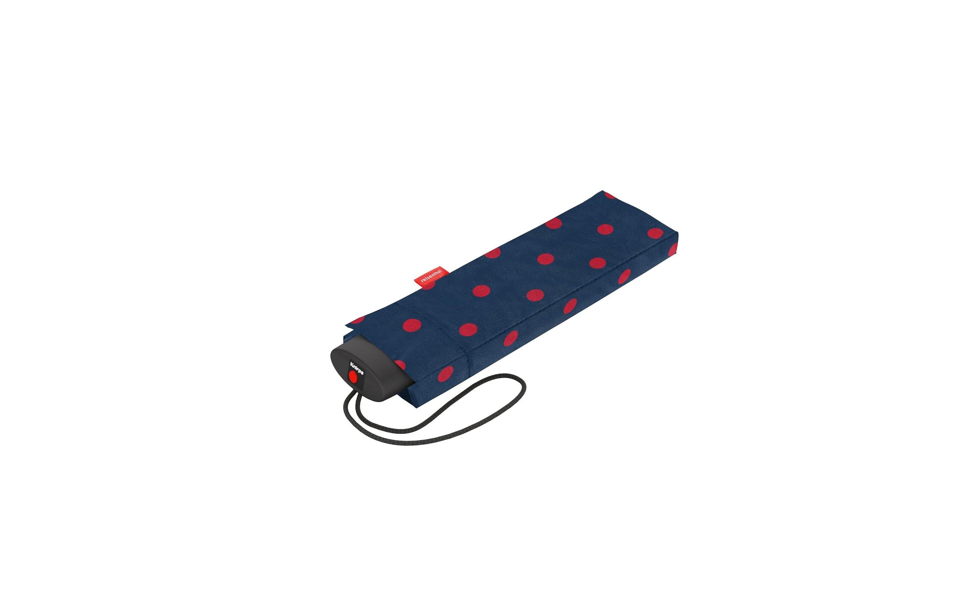 Reisenthel Taschenschirm pocket mini – Ø 97 cm, L 25 cm – Mixed Dots Rot – robust – Polyester – amfori BSCI