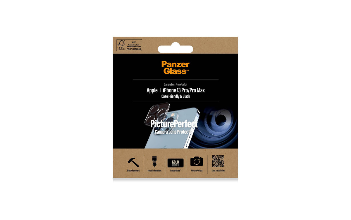 PanzerGlass Displayschutz (Panzerglas), Case Friendly – für iPhone 13 Pro/13 Pro Max – mit Applikator