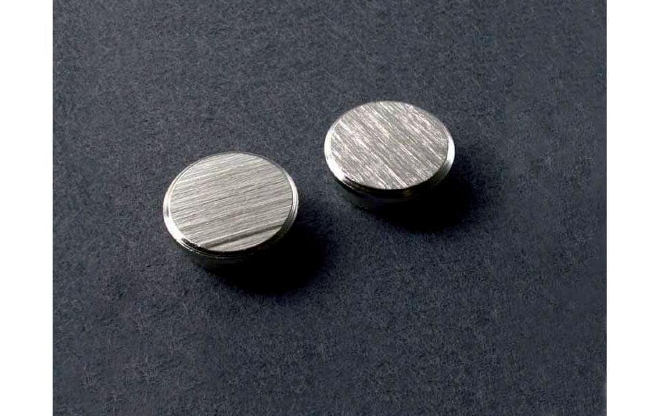 Franken Tafelmagnete – Ø 25 mm, 5 Stk., chrom