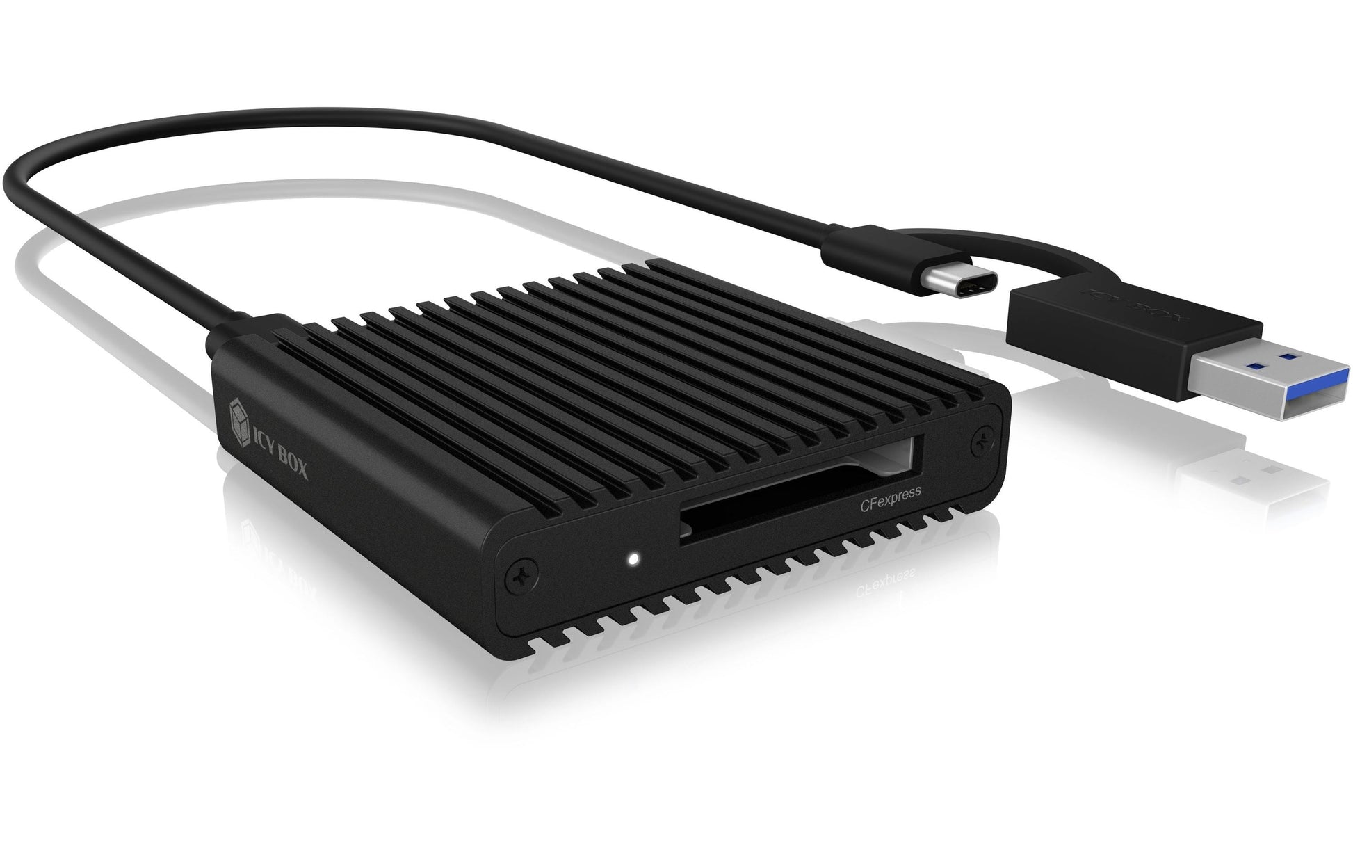ICY BOX IB-CR404-C31 – Externer Kartenleser – CFexpress Typ B, CFast 2.0, USB 3.2 Gen 2 Type-A