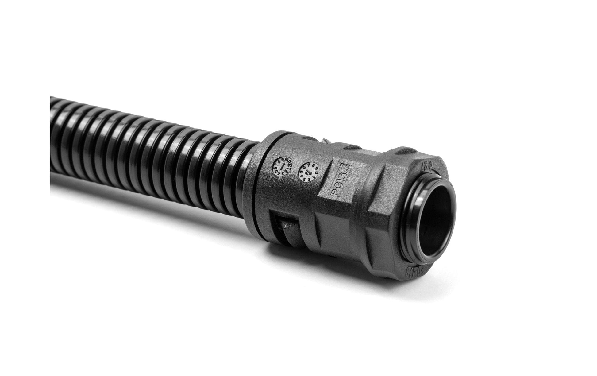 DeLOCK Kabelschutzschlauch 21,2 mm × 2 m – Schwarz – Kunststoff, IP67