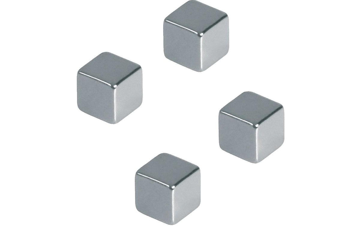 Franken Tafelmagnete – 4 Stk., silber