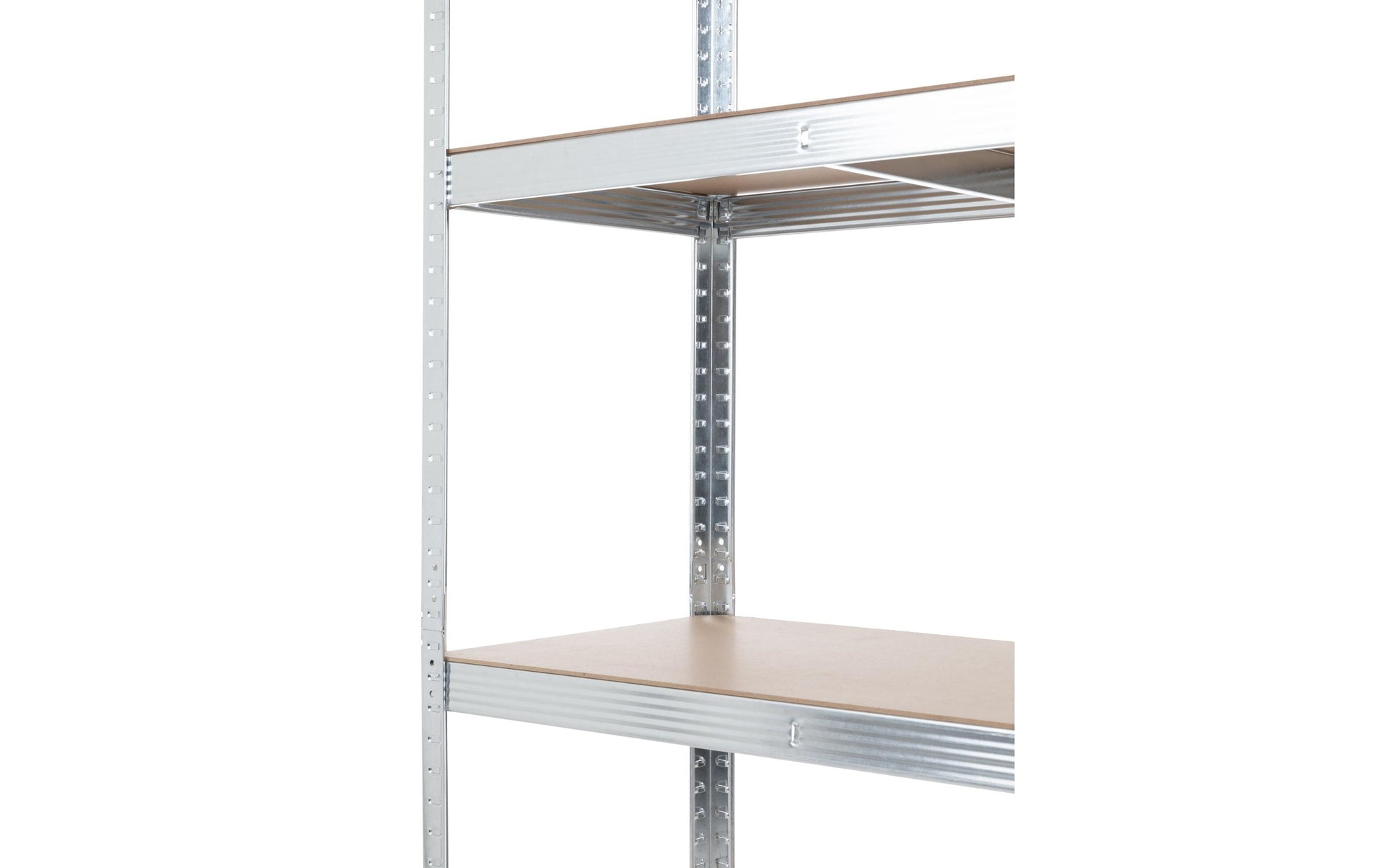 Struct Regal – Zinkmetall, Silber, 100 × 180 × 40 cm, Traglast pro Tablar 175 kg