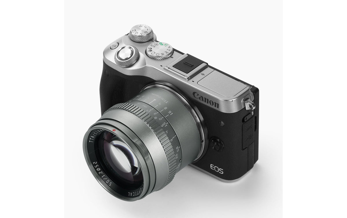 TTArtisan LT3-EM Objektiv Canon EF-M – 50 mm f/1.2 – Manuell, Filter 52 mm
